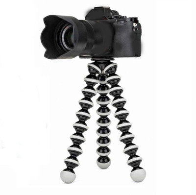 

LIFEMUSIC Portable Mini Octopus for Mobile Phone Camera Flexible Tripod Holder Mount Stand (MULTICOLOR) Tripod(Multicolor, Supports Up to 1500)