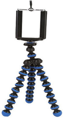 

LIFEMUSIC buy new arrival fully flexible Portable & Foldable Camera & Mobile Tripod with Mobile Clip Holder Bracket Fully Flexible Mount Cum Tripod Stand with Three-Dimensional Head & Quick Tripod(Multicolor, Supports Up to 1500)
