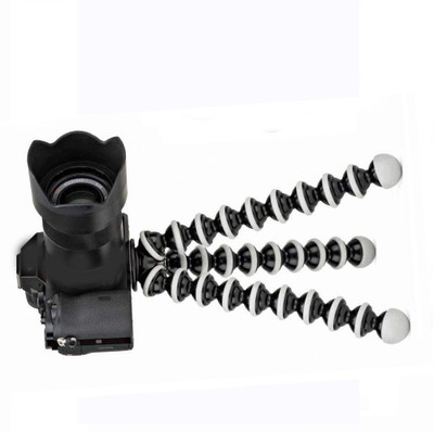 

LIFEMUSIC Cellphonez Multipurpose Octopus Telescopic Tripod Stand for Phones Mini Gorilla Tripod-(multicolor) Tripod(Multicolor, Supports Up to 1500)