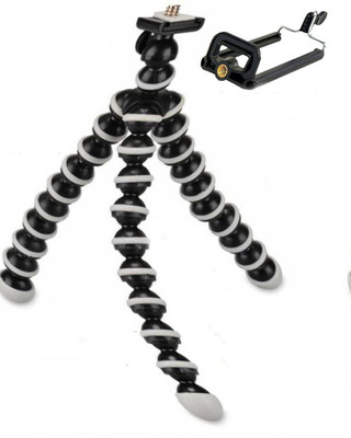 

LIFEMUSIC Universal Lightweight Flexible Octopus Mini Gorilla Tripod for DSLR Camera with Mobile Attachment (multicolor) Tripod(Multicolor, Supports Up to 1500)