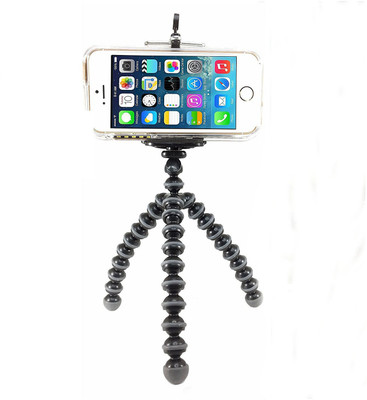 

LIFEMUSIC Flexible Bendable Octopus Tripod with Quick-Release Plate for Digital Camera(MULTICOLOR) Tripod(Multicolor, Supports Up to 1500)