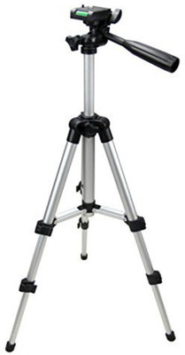 

LIFEMUSIC 3 Way Adjustable Head Aluminum Tripod(Multicolor, Supports Up to 900)