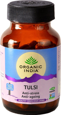 

Organic India Tulsi 60 Capsules Bottle(60 No)