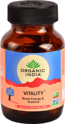 

Organic India Vitality 60 Capsules Bottle(60 No)
