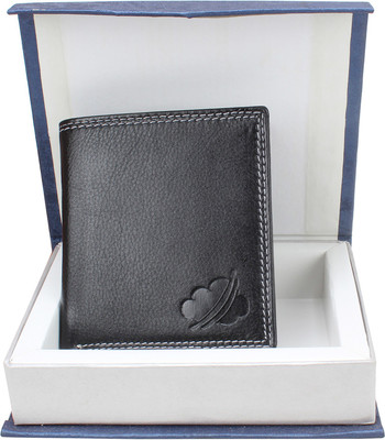 

Drizzle Men Casual Black Genuine Leather Wallet(4 Card Slots)