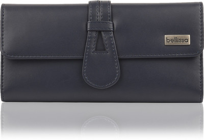 

bellissa Women Blue Artificial Leather Wallet(12 Card Slots)