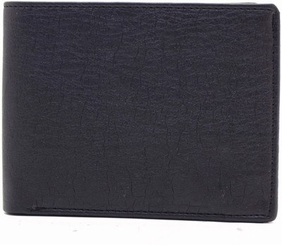 

MS Men Casual Black Artificial Leather Wallet(10 Card Slots)
