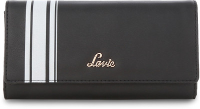 

Lavie Women Casual Black Artificial Leather Wrist Wallet(12 Card Slots)