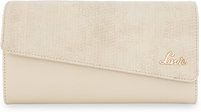 

Lavie Women Casual Beige Artificial Leather Wallet(13 Card Slots)