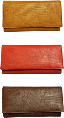

Benicia Women Casual Multicolor Artificial Leather Wallet(5 Card Slots), Red