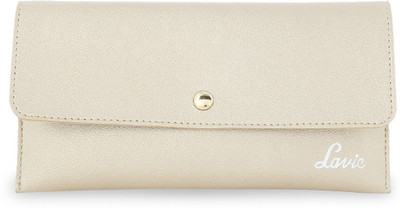 

Lavie Women Casual Beige Artificial Leather Wallet(6 Card Slots), Lt.gold