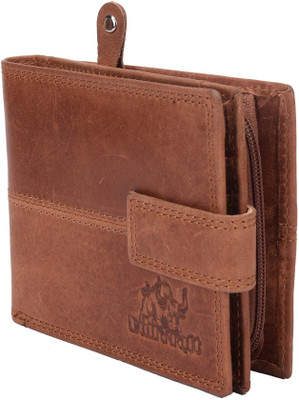 

Bull Kraft Men Brown Genuine Leather Wallet(4 Card Slots)