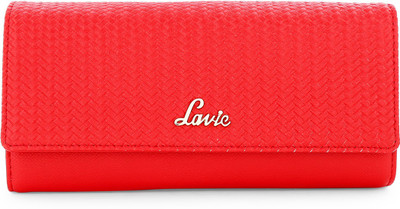 

Lavie Women Casual Red Artificial Leather Wallet(10 Card Slots)