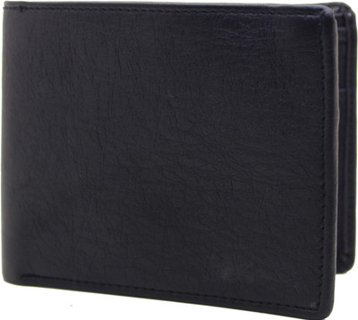 

MS Men Formal Black Artificial Leather Wallet(3 Card Slots)