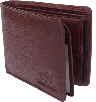 

Bull Kraft Men Brown Genuine Leather Wallet(6 Card Slots), Brown-05