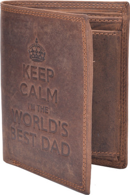 

Bull Kraft Men Brown Genuine Leather Wallet(6 Card Slots), Brown-05