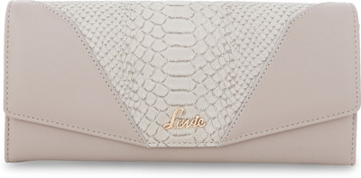 

Lavie Women Casual Beige Artificial Leather Wallet(4 Card Slots), Grey