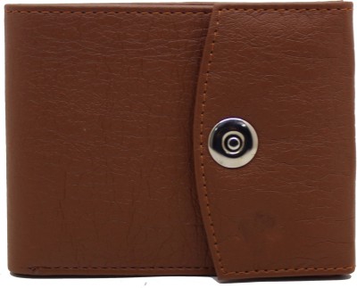 

MS Men Formal Tan Artificial Leather Wallet(6 Card Slots)