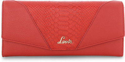 

Lavie Women Casual Red Artificial Leather Wallet(4 Card Slots)