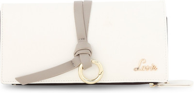 

Lavie Women Evening/Party White Artificial Leather Wallet(12 Card Slots)