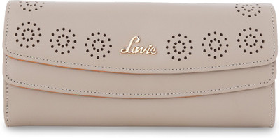 

Lavie Women Casual Beige Artificial Leather Wallet(11 Card Slots), Grey