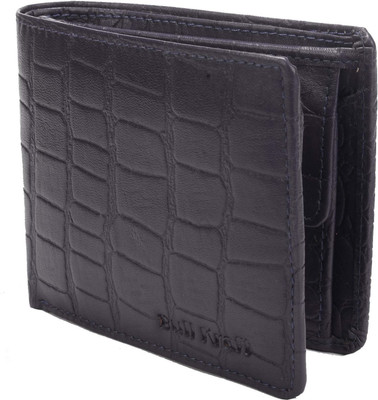

Bull Kraft Men Blue Genuine Leather Wallet(6 Card Slots)