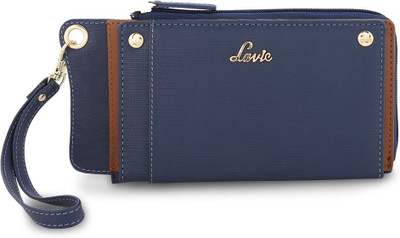 

Lavie Women Casual Blue Artificial Leather Wallet(16 Card Slots)