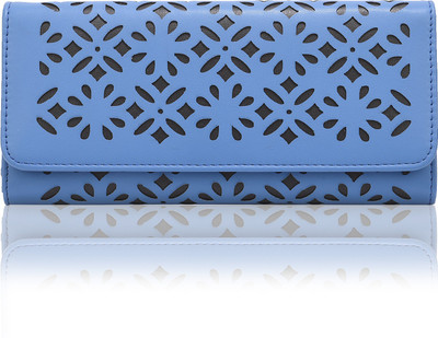 

Bellissa Women Evening/Party Blue Artificial Leather Wallet(12 Card Slots)