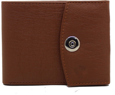 

MS Men Casual Brown Artificial Leather Wallet(6 Card Slots), Tan
