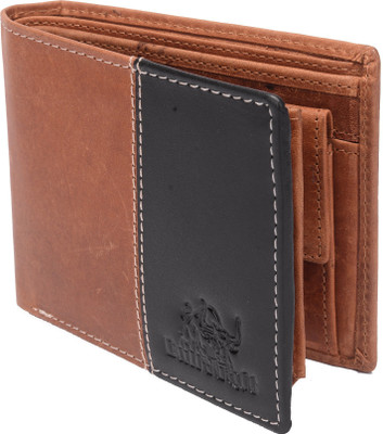 

Bull Kraft Men Brown Genuine Leather Wallet(7 Card Slots), Brown-05