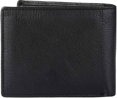 

Tamanna Men Casual Black Genuine Leather Wallet(2 Card Slots)