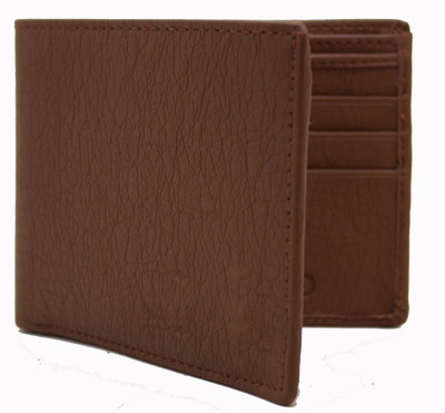 

MS Men Casual Brown Artificial Leather Wallet(10 Card Slots)