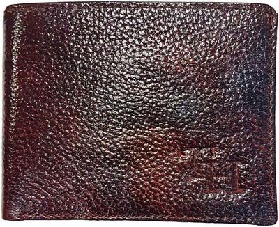 

TannedHides Men Casual Brown Genuine Leather Wallet(3 Card Slots)