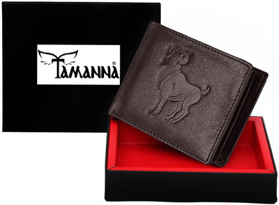 

Tamanna Men Formal Brown Genuine Leather Wallet(1 Card Slot)
