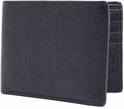 

MS Men Formal Black Artificial Leather Wallet(10 Card Slots)