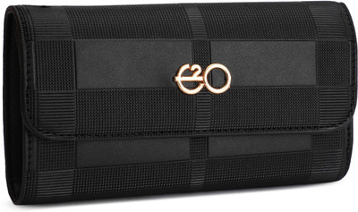 

E2O Women Black Artificial Leather Wallet
