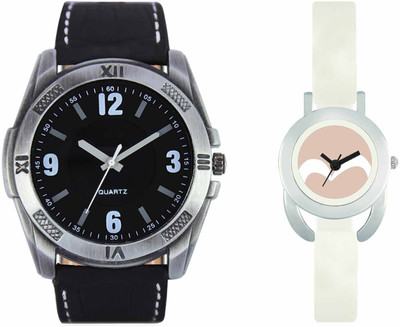 

VALENTIME VL34VT20 New Latest Stylish Designer Collection Leather Combo Couple Fancy Casual Best Offer Watch - For Men & Women