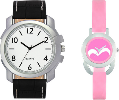 

VALENTIME VL12VT18 New Latest Stylish Designer Collection Leather Combo Couple Fancy Casual Best Offer Watch - For Men & Women