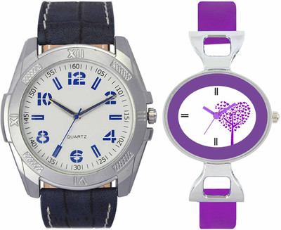 

VALENTIME VL24VT28 New Latest Stylish Designer Collection Leather Combo Couple Fancy Casual Best Offer Watch - For Men & Women