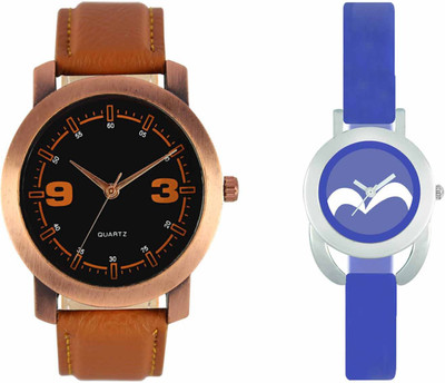 

VALENTIME VL21VT17 New Latest Stylish Designer Collection Leather Combo Couple Fancy Casual Best Offer Watch - For Men & Women