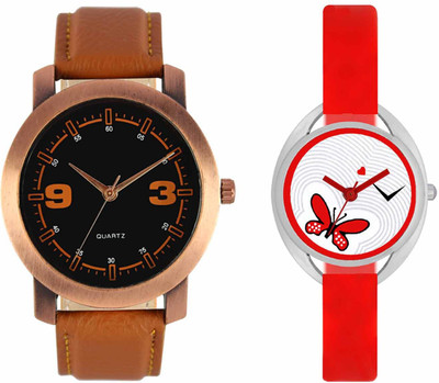 

VALENTIME VL21VT04 New Latest Stylish Designer Collection Leather Combo Couple Fancy Casual Best Offer Watch - For Men & Women
