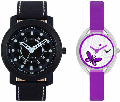 

VALENTIME VL15VT02 New Latest Stylish Designer Collection Leather Combo Couple Fancy Casual Best Offer Watch - For Men & Women