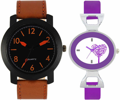

VALENTIME VL19VT28 New Latest Stylish Designer Collection Leather Combo Couple Fancy Casual Best Offer Watch - For Men & Women