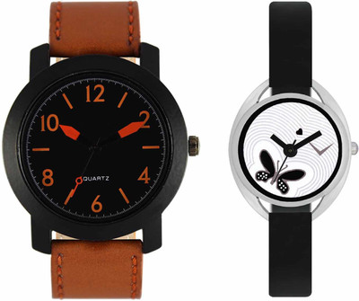 

VALENTIME VL19VT01 New Latest Stylish Designer Collection Leather Combo Couple Fancy Casual Best Offer Watch - For Men & Women