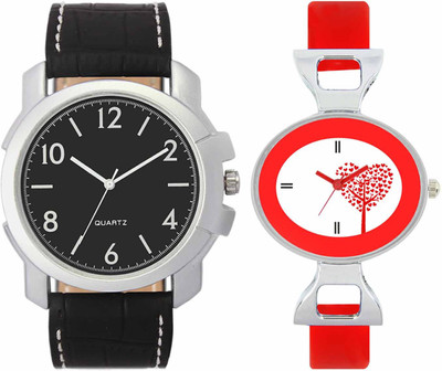 

VALENTIME VL35VT31 New Latest Stylish Designer Collection Leather Combo Couple Fancy Casual Best Offer Watch - For Men & Women