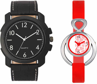 

VALENTIME VL14VT14 New Latest Stylish Designer Collection Leather Combo Couple Fancy Casual Best Offer Watch - For Men & Women
