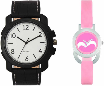 

VALENTIME VL13VT18 New Latest Stylish Designer Collection Leather Combo Couple Fancy Casual Best Offer Watch - For Men & Women