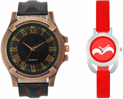 

VALENTIME VL23VT19 New Latest Stylish Designer Collection Leather Combo Couple Fancy Casual Best Offer Watch - For Men & Women
