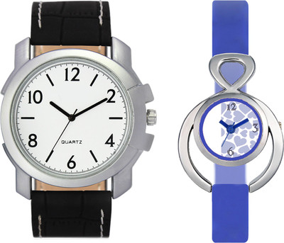 

VALENTIME VL12VT12 New Latest Stylish Designer Collection Leather Combo Couple Fancy Casual Best Offer Watch - For Men & Women