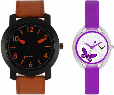 

VALENTIME VL19VT02 New Latest Stylish Designer Collection Leather Combo Couple Fancy Casual Best Offer Watch - For Men & Women